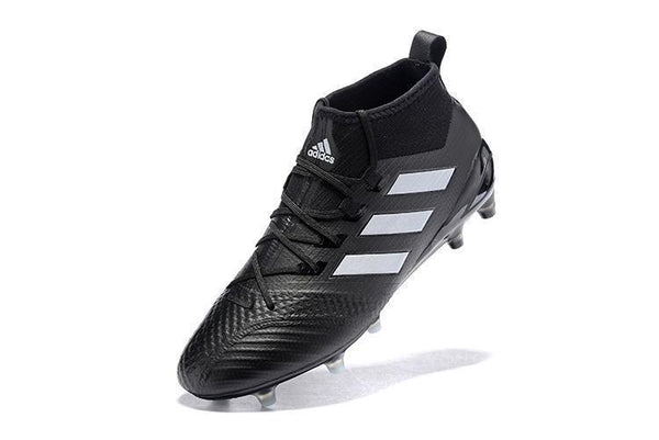 Adidas ACE 17.1 Primeknit Soccer Cleats CoreBlack White Night Metallic - SocSports