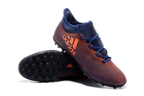 Adidas X Tango 17.3 Turf Soccer Cleats Purple Crimson Deep Blue - SocSports