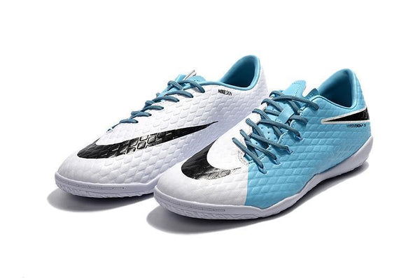 Nike Hypervenom Phelon III IC Soccer Shoes Sky Blue White Black - SocSports