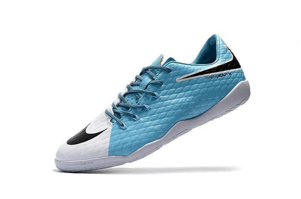 Nike Hypervenom Phelon III IC Soccer Shoes Sky Blue White Black - SocSports