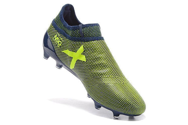Adidas X 17+ Purechaos FG Soccer Cleats Legend Ink Solar Yellow - SocSports