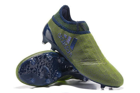 Adidas X 17+ Purechaos FG Soccer Cleats Legend Ink Solar Yellow - SocSports