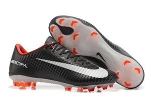 Nike Mercurial Vapor XI FG Soccer Cleats Black White Red - SocSports